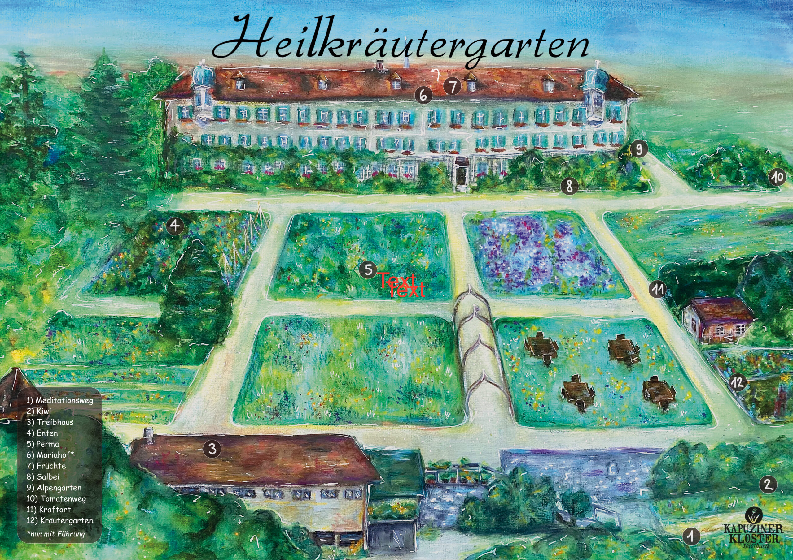 Heilkräutergarten Karte